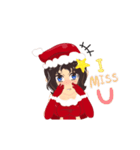 lady christmas（個別スタンプ：13）