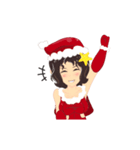 lady christmas（個別スタンプ：16）