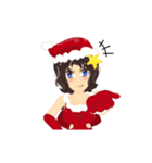 lady christmas（個別スタンプ：23）