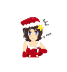 lady christmas（個別スタンプ：24）