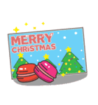 Big Eyebrow Girl X-mas and New Year（個別スタンプ：12）