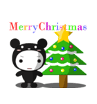 きぐるみくまくん クリスマスバージョン（個別スタンプ：1）