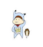 Daniel and his pet hedgehog（個別スタンプ：3）