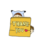 Daniel and his pet hedgehog（個別スタンプ：4）
