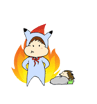 Daniel and his pet hedgehog（個別スタンプ：6）