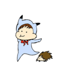 Daniel and his pet hedgehog（個別スタンプ：8）