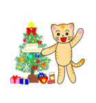 元気な猫のクリスマス＆お正月（個別スタンプ：4）
