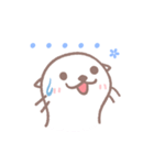 かわいげのあるさくラッコ（個別スタンプ：4）