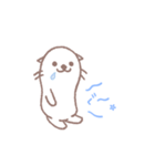 かわいげのあるさくラッコ（個別スタンプ：7）
