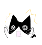 白黒ハチワレたん（個別スタンプ：12）