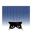 白黒ハチワレたん（個別スタンプ：18）