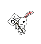 Double personality rabbit（個別スタンプ：23）