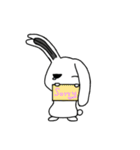 Double personality rabbit（個別スタンプ：24）