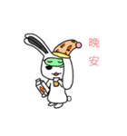 Double personality rabbit（個別スタンプ：28）
