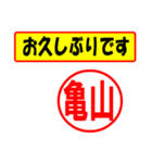 使ってポン、はんこだポン(亀山さん用)（個別スタンプ：17）