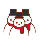 Christmas snowman story（個別スタンプ：6）
