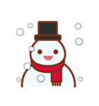 Christmas snowman story（個別スタンプ：8）