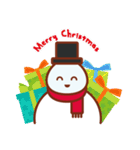 Christmas snowman story（個別スタンプ：17）