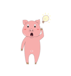 Pig Pink Cute（個別スタンプ：5）