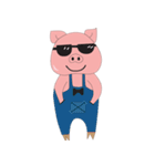 Pig Pink Cute（個別スタンプ：8）