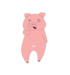 Pig Pink Cute（個別スタンプ：12）