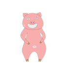 Pig Pink Cute（個別スタンプ：13）