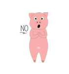 Pig Pink Cute（個別スタンプ：14）
