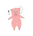 Pig Pink Cute（個別スタンプ：18）