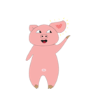 Pig Pink Cute（個別スタンプ：19）