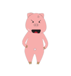 Pig Pink Cute（個別スタンプ：23）