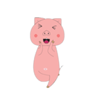 Pig Pink Cute（個別スタンプ：34）