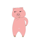 Pig Pink Cute（個別スタンプ：38）