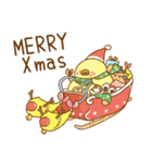 食いしん坊なピヨコ:クリスマス（個別スタンプ：1）