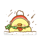 食いしん坊なピヨコ:クリスマス（個別スタンプ：33）