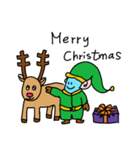 little blue's Christmas（個別スタンプ：14）