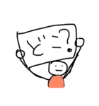 手で描きました。(ごはん)（個別スタンプ：1）