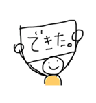 手で描きました。(ごはん)（個別スタンプ：4）