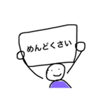 手で描きました。(ごはん)（個別スタンプ：6）