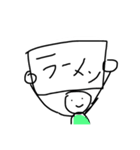 手で描きました。(ごはん)（個別スタンプ：14）