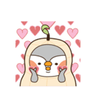 Small Peanut penguin（個別スタンプ：14）