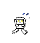 かわいいシンプルロボット（個別スタンプ：5）