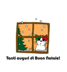 イタリア語ろにゃんこのクリスマス（個別スタンプ：5）