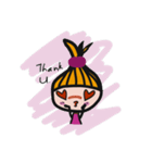 The Yellow onion head（個別スタンプ：8）