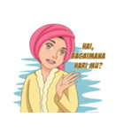 Galuh the floating market girl（個別スタンプ：1）