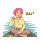 Galuh the floating market girl（個別スタンプ：2）