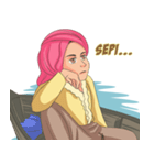Galuh the floating market girl（個別スタンプ：4）