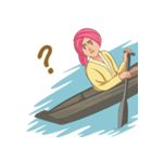 Galuh the floating market girl（個別スタンプ：6）