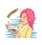 Galuh the floating market girl（個別スタンプ：7）