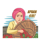 Galuh the floating market girl（個別スタンプ：8）