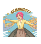 Galuh the floating market girl（個別スタンプ：14）